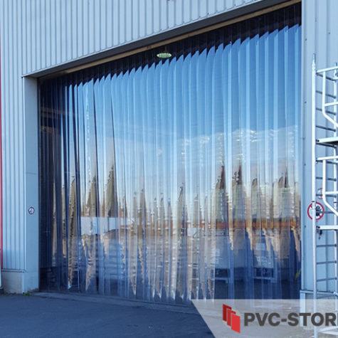 PVC Streifenvorhang Lamellenvorhang Vorhang Streifen Lamellen, 200x2 mm