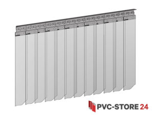 Streifenvorhang Weich PVC Breite/Höhe 0,85 m x 1,75 m   200 x 2 mm Lamellen 
